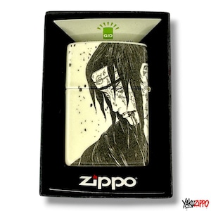 Anime Itachi Sasuke Zippo Lighter: Custom Laser Engraved, Glow in the Dark