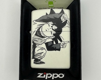 Anime DBZ Zippo Lighter: Custom Engraved, Glow in The Dark Gift for Boyfriend