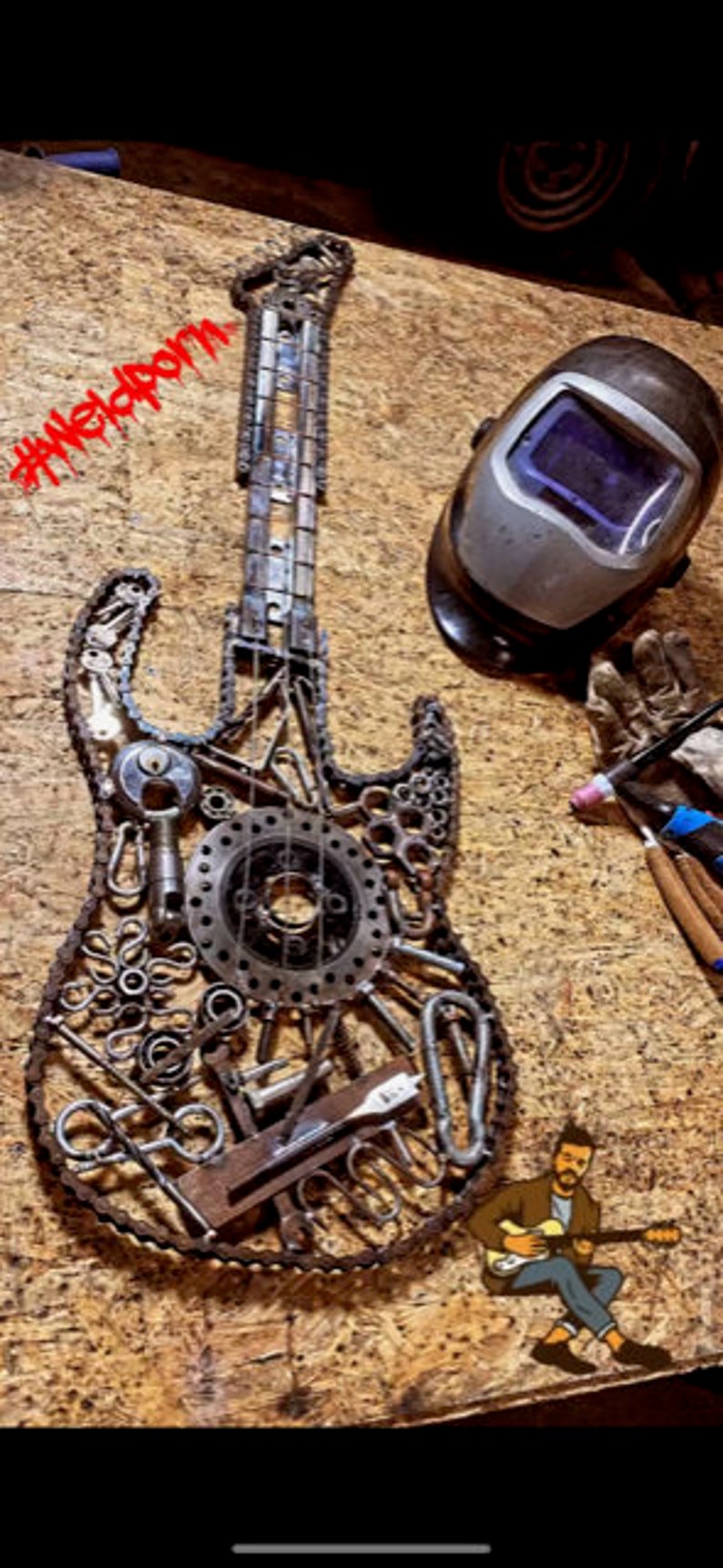 Guitar Scrap Metal - Etsy