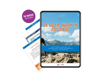 Leader Within | PRINTABLE JOURNAL with PDF pages | 16-Week Leadership Development Journal