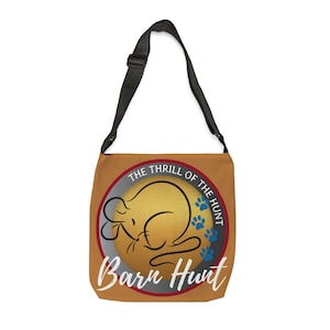 Barn Hunt - The Thrill of the Hunt Dog Tote Bag