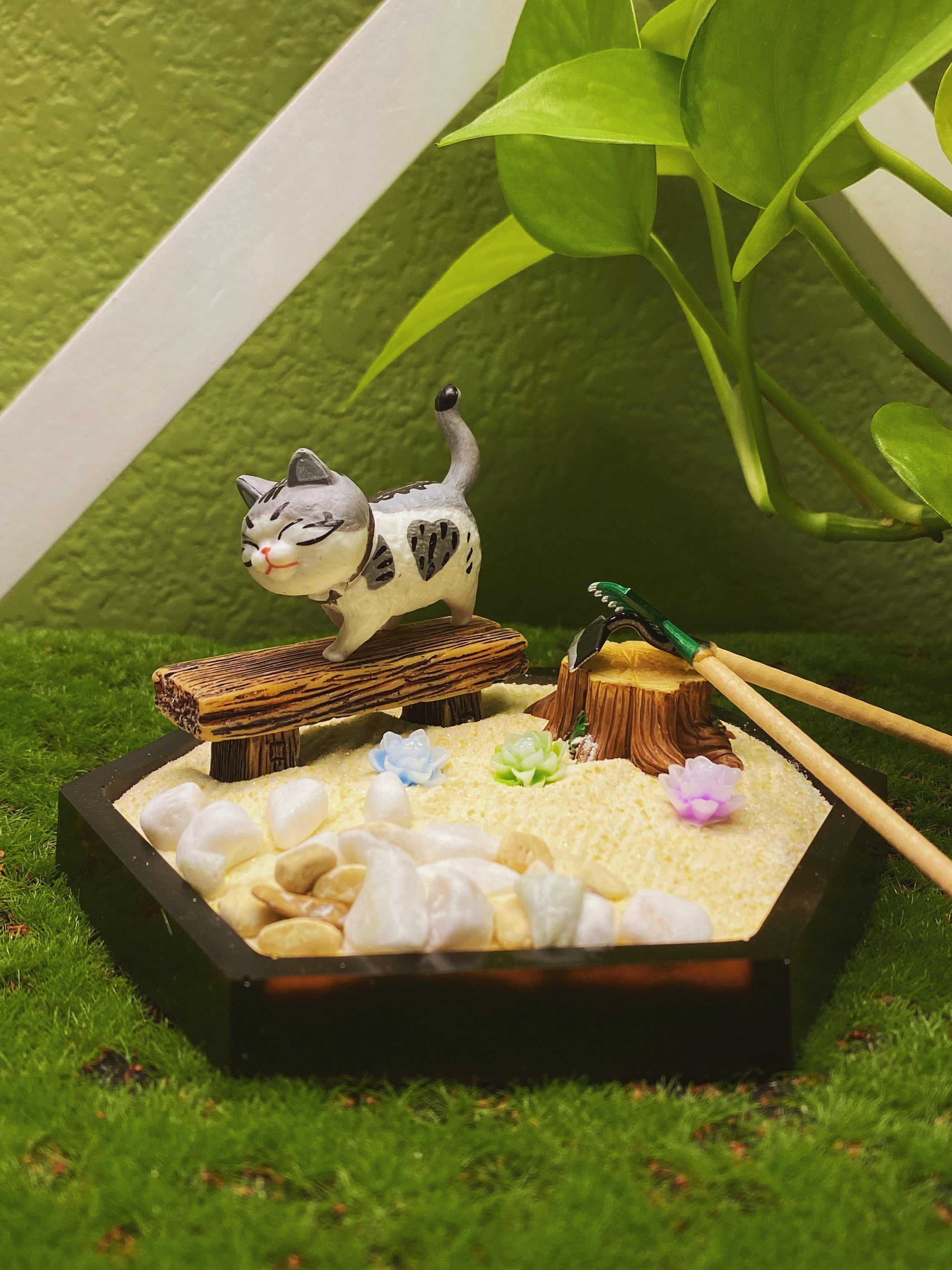 Handmade Zen Garden Set With Buddha Figure, Torii With Rake for Meditation  and Relaxation Sustainable DIY -  Israel