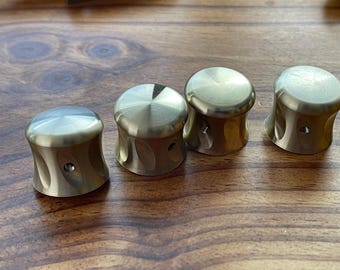 Perilla de guitarra - Helix - Fresada en CNC 3D - Latón macizo, aluminio crudo o anodizado duro