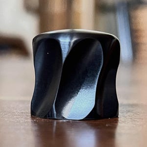 Guitar Knob - Deep Helix - CNC Milled - Brass or Aluminum