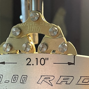 Revolutionary Articulated Fret Press Caul - Dead Flat to 6.50&quot; Radius