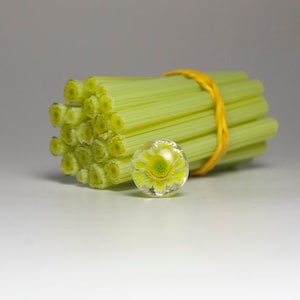 Flower in Canes Murrini Coe 104 for Lampworking 6 cm long