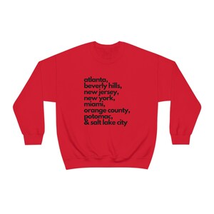 Real Housewives Unisex Heavy Blend Crewneck Sweatshirt #RealHousewives #Bravo #BravoMerch #RealHousewivesMerch #RHOBH #RHOM