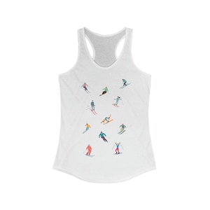 Ski Lovers Women's Ideal Racerback Tank