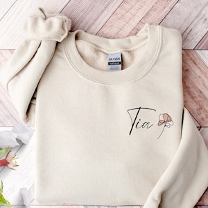 Tia Sweatshirt, Pocket Text, Tia Gift, Tia Birthday Gift, Sister Gifts, Tia Sweatshirt, Aunt Sweatshirt, Fun Aunt