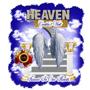 In Loving Memory, PNG Center T-shirt Design, Memorial, RIP Design, Funeral Background PNG, Sublimation,  Rest In Peace