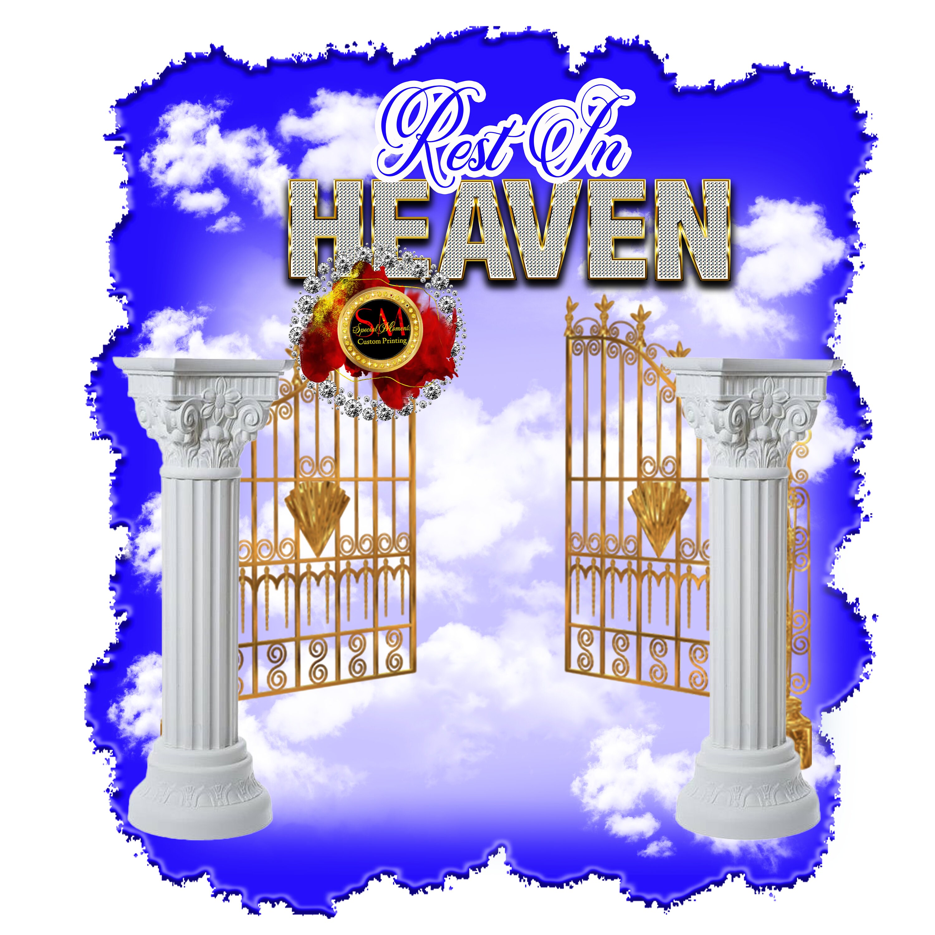 Memory Rip Word Disign In Loving Memory, PNG Center T-shirt Design, Memorial, RIP Design ...