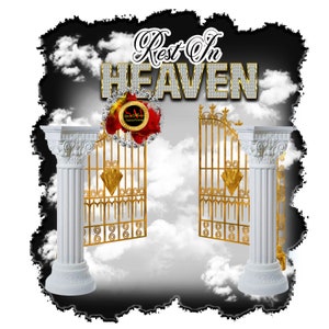 In Loving Memory, PNG Center T-shirt Design, Memorial, RIP Design, Funeral Background PNG, Sublimation,  Rest In Peace