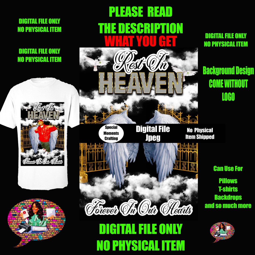 In Loving Memory, PNG Center T-shirt Design, Memorial, RIP Design ...
