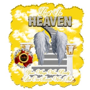 In Loving Memory, PNG Center T-shirt Design, Memorial, RIP Design, Funeral Background PNG, Sublimation,  Rest In Peace