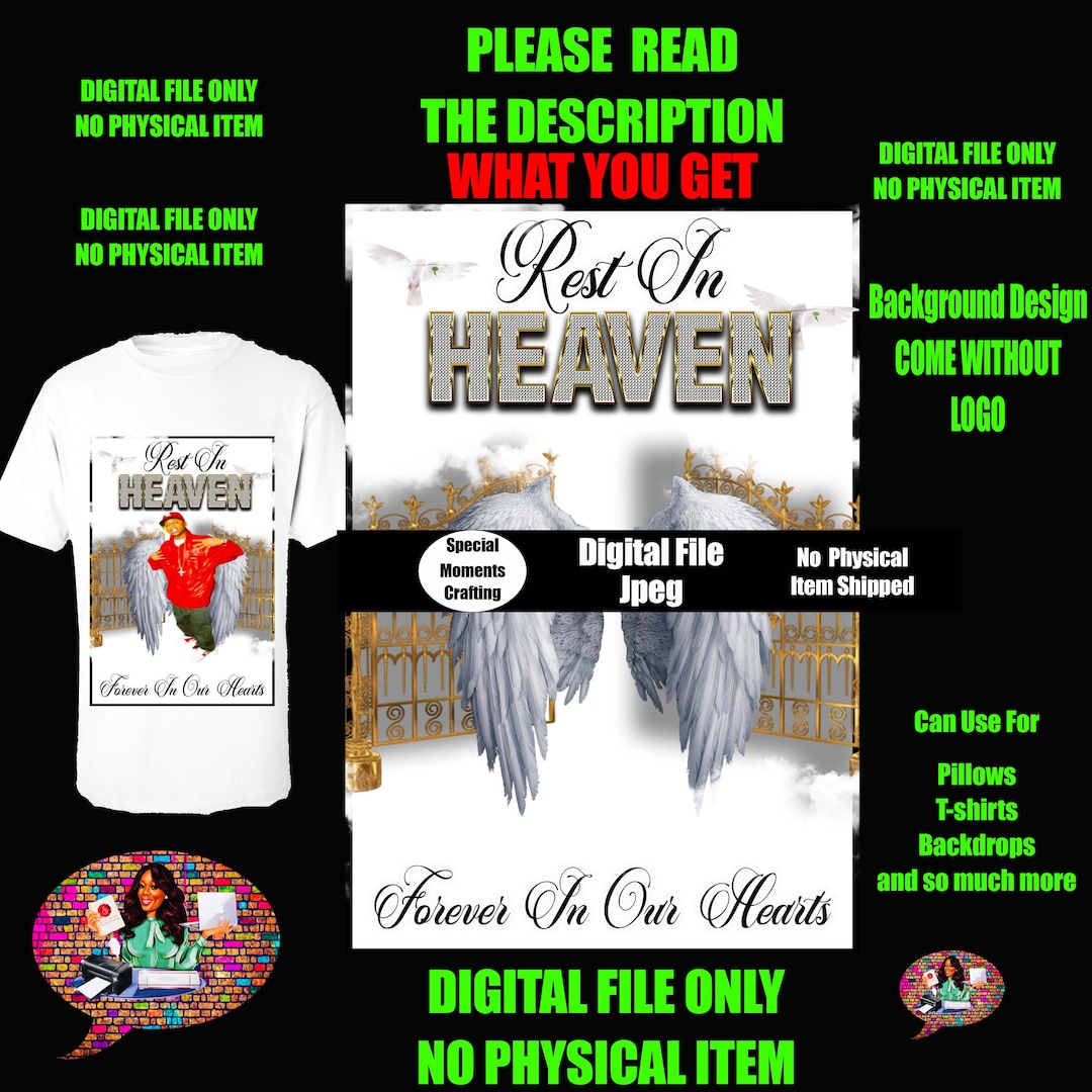 In Loving Memory, PNG Center T-shirt Design, Memorial, RIP Design ...