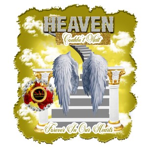 In Loving Memory, PNG Center T-shirt Design, Memorial, RIP Design, Funeral Background PNG, Sublimation,  Rest In Peace