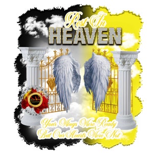 In Loving Memory, PNG Center T-shirt Design, Memorial, RIP Design, Funeral Background PNG, Sublimation,  Rest In Peace
