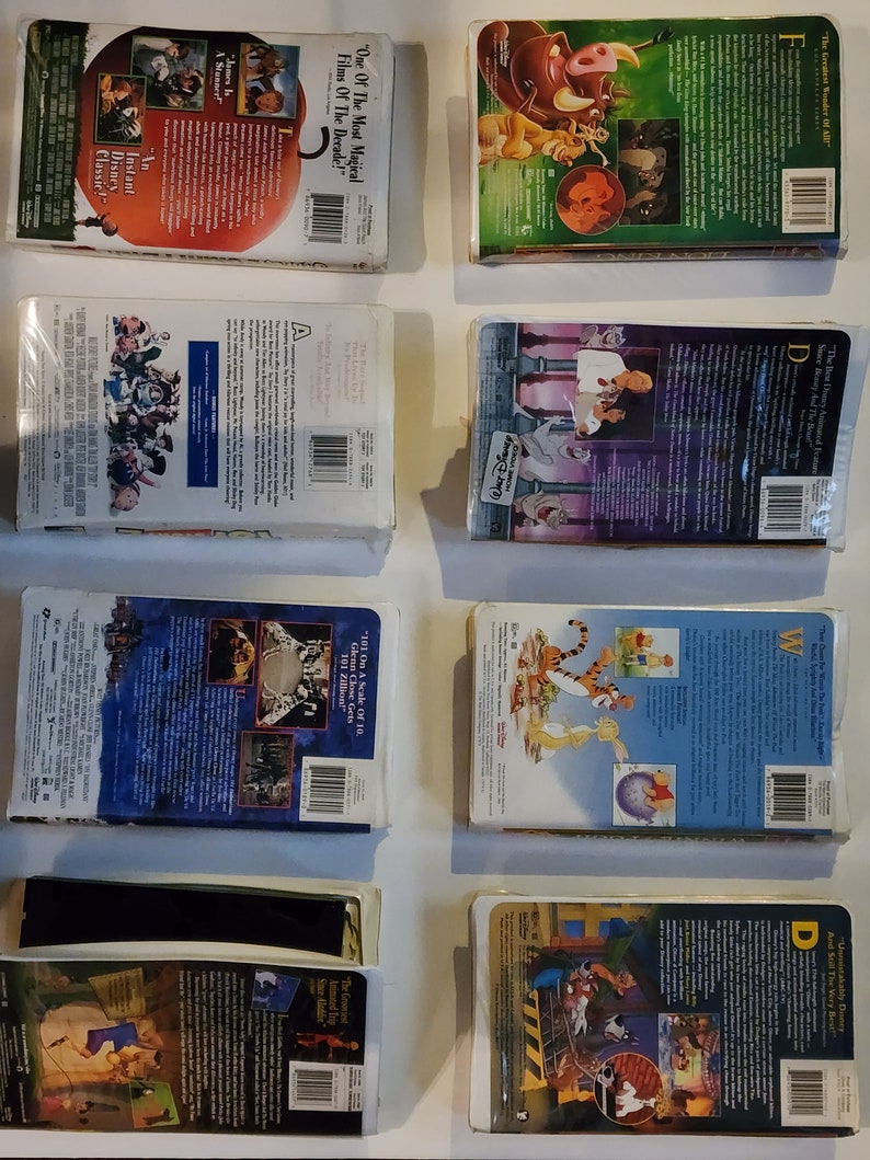 Disney Clamshell VHS Collection - Etsy