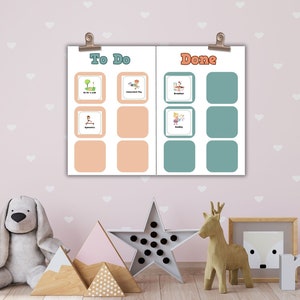 Toddler schedule template editable schedule for kids visual schedule printable schedule with pictures baby schedule template editable
