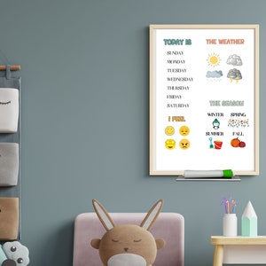 Quadro matinal diário, calendário de hoje para crianças, afirmações diárias, horário do círculo, atividade escolar em casa, programação matinal da criança, aprendizagem pré-escolar