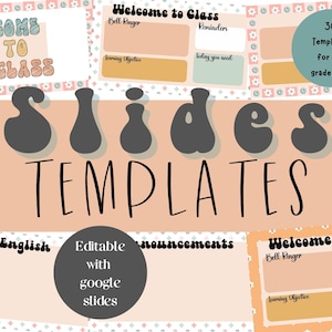 Retro google slides teacher resources google slides theme teacher daily slides printable google slides teacher prints google slides planner