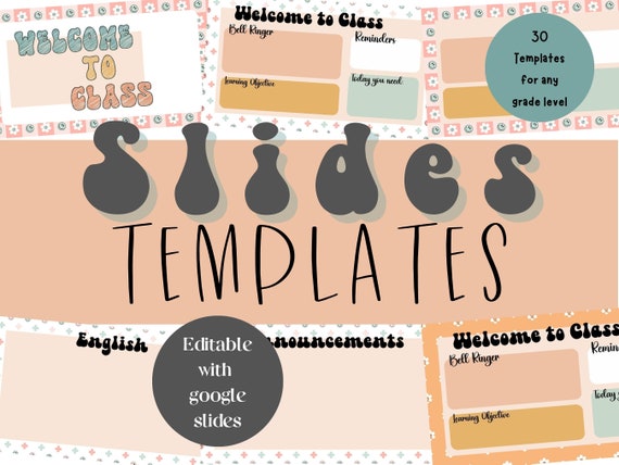Retro google slides teacher resources google slides theme teacher daily slides printable google slides teacher prints google slides planner