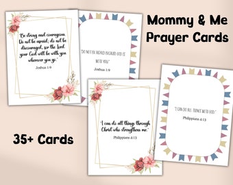 Prayer Cards Scripture Bible Verses mommy and me prayers children's devotional printable prayer cards children's scripture praying with kids