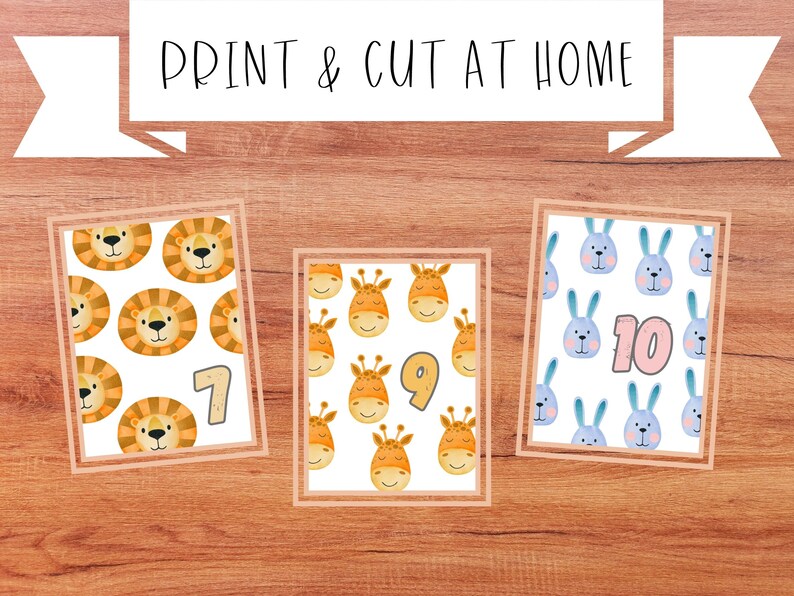 Printable Flash Cards for Toddlers Educational Printables - Etsy