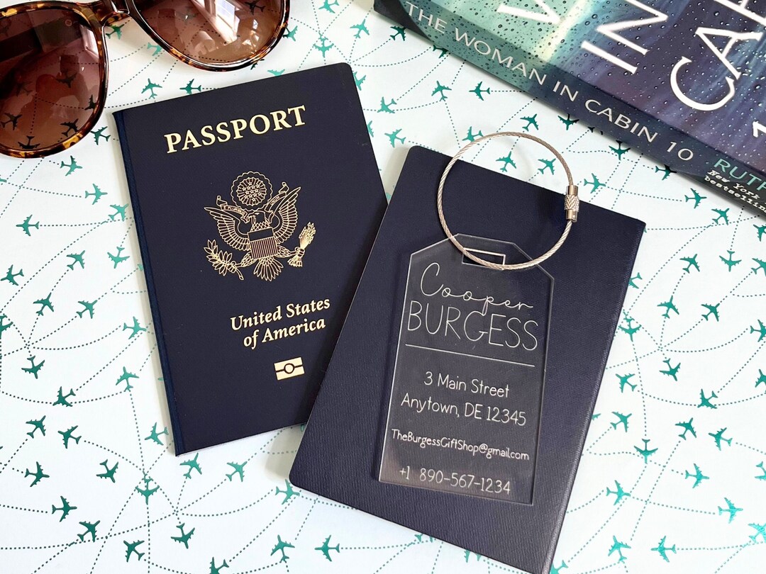 PATTERNED CUSTOMISABLE LUGGAGE TAG