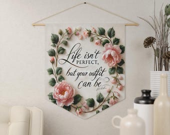 Funny Pennant, Wall Banner, Home Decor, Positive Quote Flag, Inspirational Banner, Wall Decor, Funny home decor