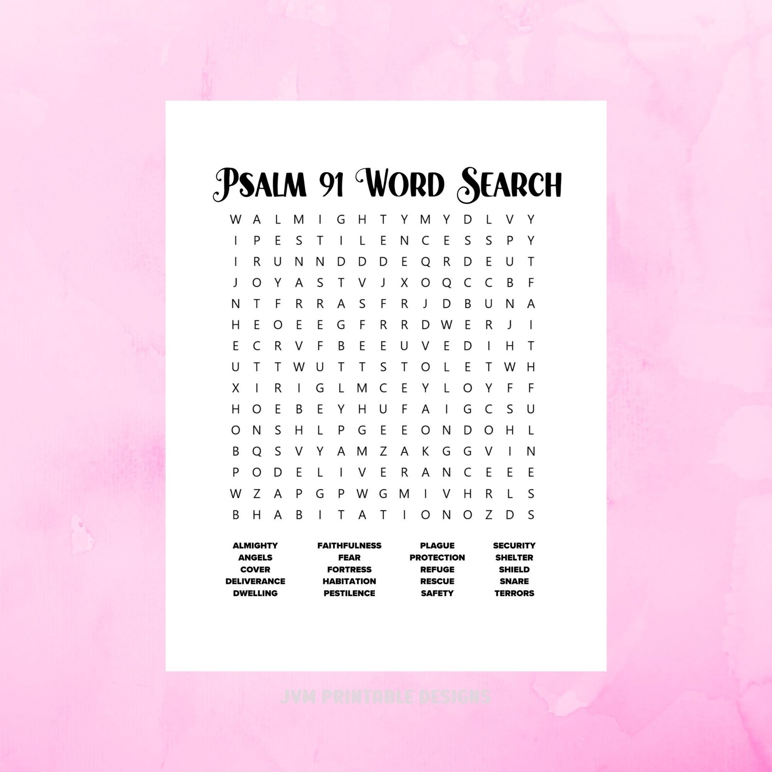 Bible Word Search, Bible Puzzles for Adults, Bible Word Search ...