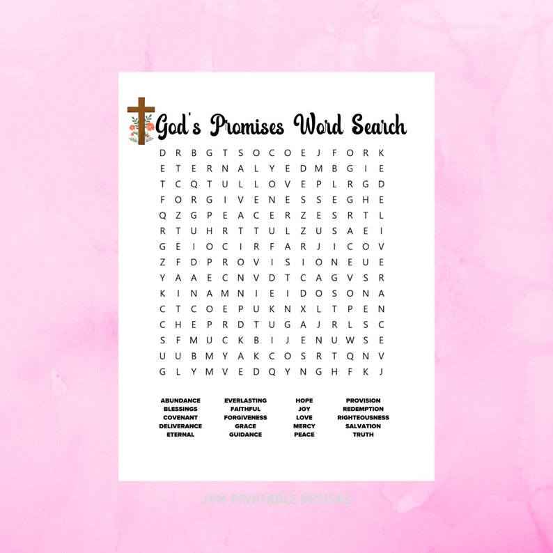 Bible Word Search, Bible Puzzles for Adults, Bible Word Search ...