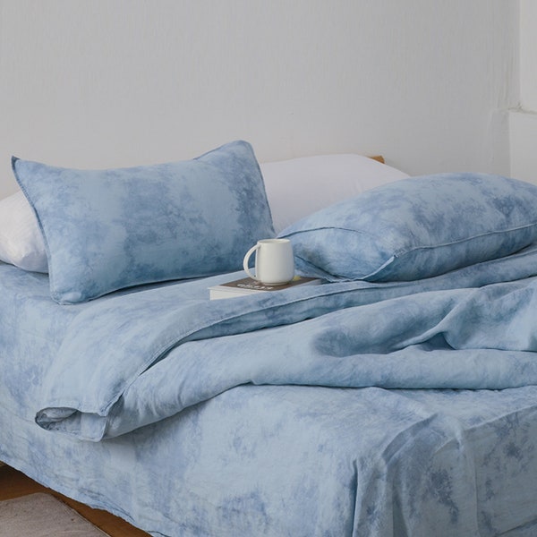 Duvet Cover-100% Hemp fiber luxury bedding set   ; or bedding set: /bed sheet/pillow case/duvet cover (Queen/Full/King)