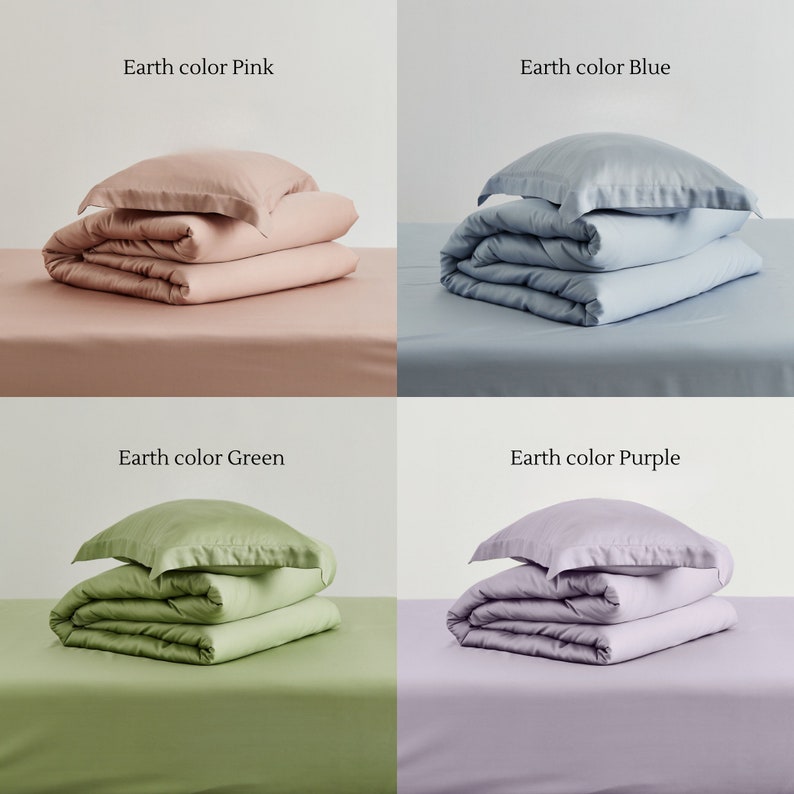 Insta-Trendy Tencel Bedding Sheet: Earth-Toned Pillowcase for image 2
