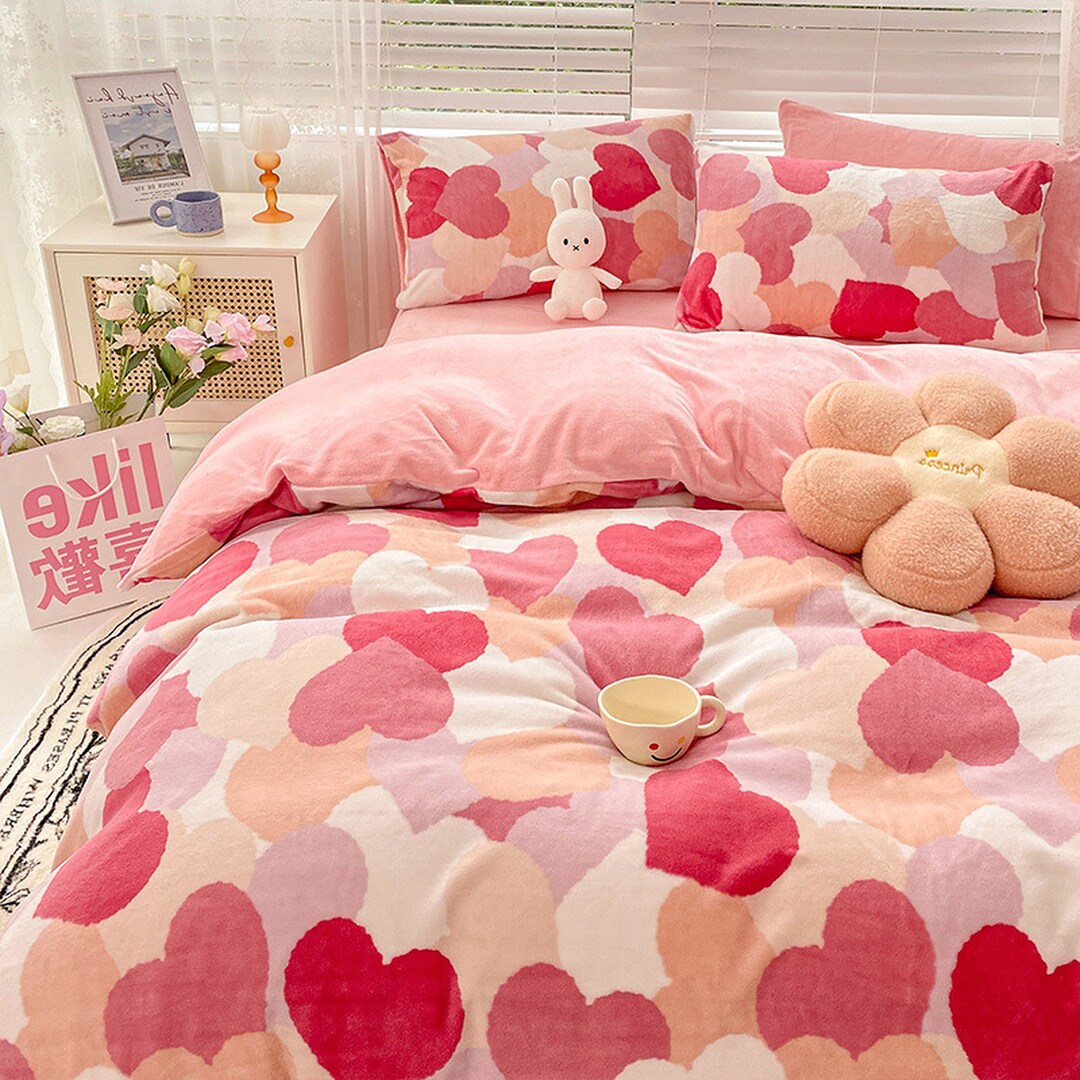 Duvet Cover Milky Fleece Plush soft and Cozy or Bedding Etsy