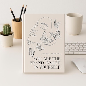 Custom Daily Journal & Planner - Inspirational Self-Help Notebook, Gift for Her, Motivational Diary for Goal Setting  Reflection