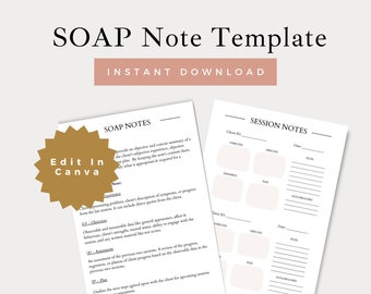SOAP Notiz Vorlage Psychische Gesundheit pdf | Verlaufsnotizen Vorlage für Therapeuten, Therapeuten Vorlage, Therapie Notizen, Therapieplan, Therapie Form