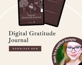 Digital Gratitude Journal INSTANT DOWNLOAD Self Care Journal | Daily Journal | Daily Gratitude | Planner | Wellness Journal | Goodnotes
