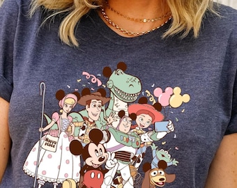 Disney Toy Story Shirt, Disney Birthday Gift, Toy Story Kid Tee, Sheriff Woody Tee, Bo Peep Shirt, Toy Story Characters Tee, Mickey Tshirt