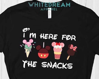 Im Here For The Snacks Shirt, Snack Queen Tee, Disney Epcot Shirt, Mouse Trip Snacks Shirt, World Mouse Snacks Tee, Cute Here For Snacks Tee