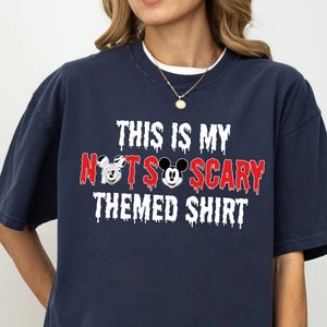 Comfort Colors Shirt, This is My Not So Scary Themed Shirt, Disney Halloween Tee, Spooky Mickey Tee, Mummy Mickey Shirt, Disney Scary Shirt
