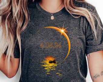 Total Solar Eclipse Shirt, 8 April 2024 Tee, Eclipse 2024 Shirt, USA Eclipse Tour Tee, American Eclipse Tee, Sun Observer Tee, Astronomy Tee