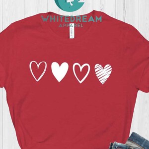 Heart Shirt, Gift For Woman, Love Shirt, Cute Heart Shirt, Love Tee, Funny Shirt, Women Heart Shirt, Gifts For Girlfriend, Valentine Shirt
