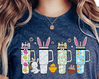 Easter Latte Shirt, Easter Coffee Shirt, Easter Day T-Shirt, Easter Bunny Tee, Happy Easter Day Tee, Easter Jolly Shirt, Easter Drinks Shirt