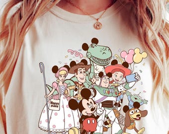 Disney Toy Story Shirt, Comfort Colors, Sheriff Woody Tee, Bo Peep Tshirt, Jessie Shirt, Rex Tshirt, Buzz Lightyear Tee, Slinky Dog Shirt