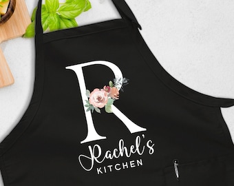 Custom Apron,  Name Apron, Personalized Apron, Cooking Apron, Birthday Apron, Mommy Apron Gift, Mothers Day Apron, Baking Gift, Kitchen Gift