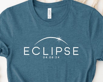 Eclipse T-Shirt, Total Solar Eclipse Tee, April 8th Shirt, USA Eclipse Shirt, Sun And Moon Tee, Moon Shadow Shirt, Great Eclipse 2024 Tee