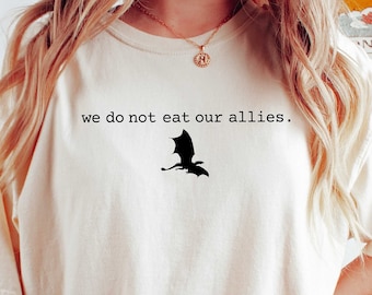 Comfort Colors Shirt, We Do Not Eat Our Allies Tee, Die Or Fly T-Shirt, Fourth Wing Shirt, Riders Quadrant Tee, Basgiath War College Tee