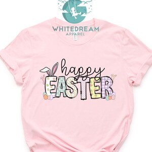 Happy Easter T-shirt, Easter Bunny T-shirt, Animal Shirt, Women Easter Shirt, Bunny Shirt, Happy Bunny Shirt, Cute Bunny Shirt, Easter Gift