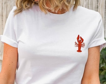 Funny Crawfish T-shirt, Fat Tuesday Shirt, Louisiana Shirt, Mardi Gras Shirt, New Orleans Shirt, Mardi Gras Carnival, Pocket Graphic Shirt